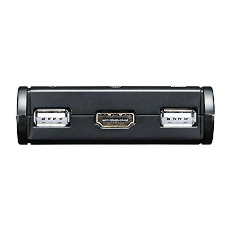 HDMI対応手元スイッチ付きパソコン自動切替器2:1 1