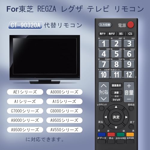 for東芝Regza テレビリモコン 2