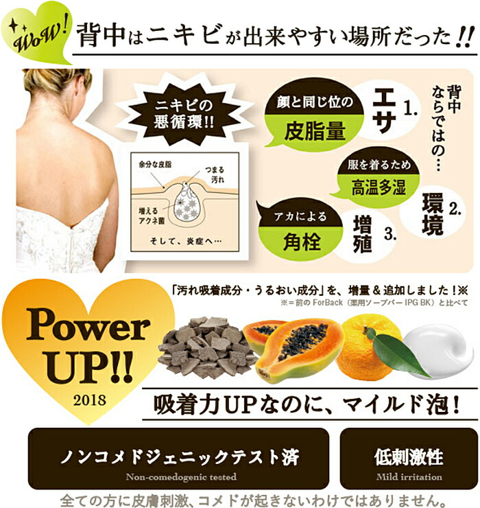 薬用石鹸 For Back 2