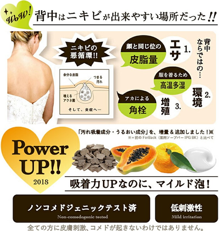 薬用石鹸 For Back 2