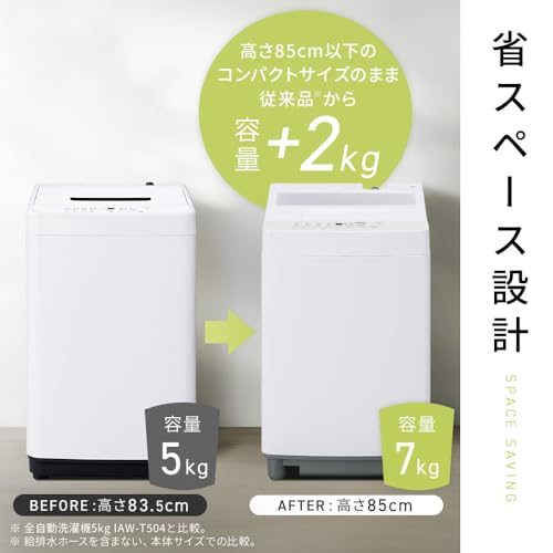  洗濯機 7kg コンパクト 3