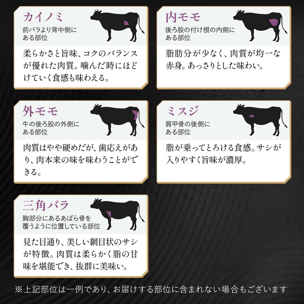 松阪牛 厳選部位 9点焼肉セット1kg 6