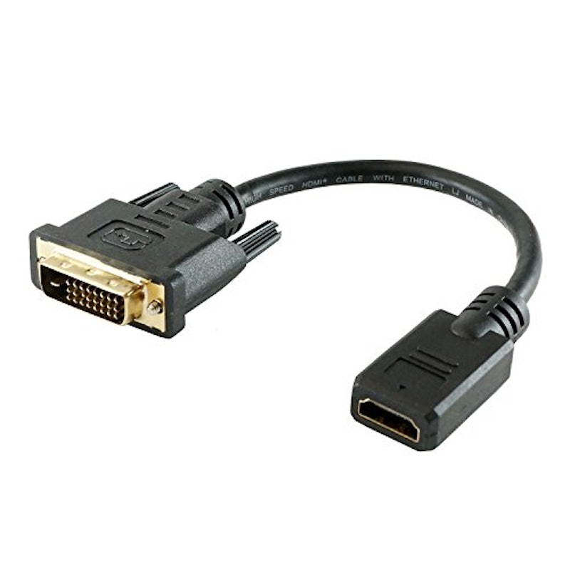 HORIC HDMI-DVI変換アダプタ 10cm DVHDF01-164BK 1