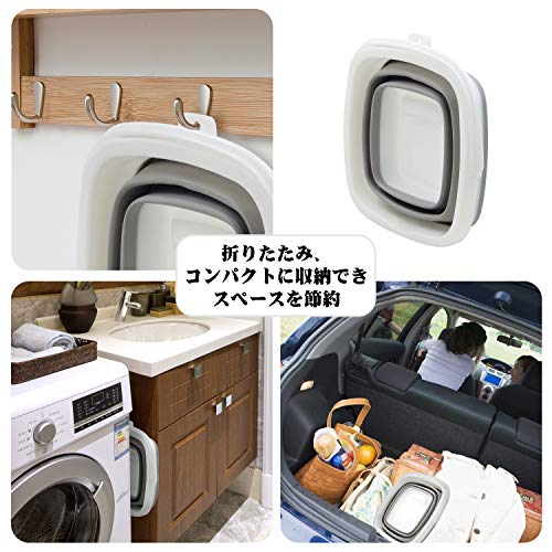 折りたたみバケツ 7