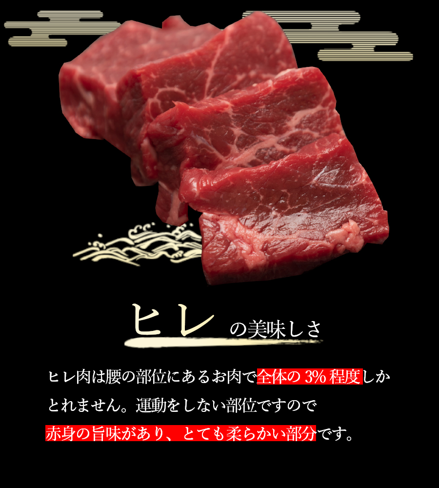 馬ヒレ肉 ヒレステーキ用 2
