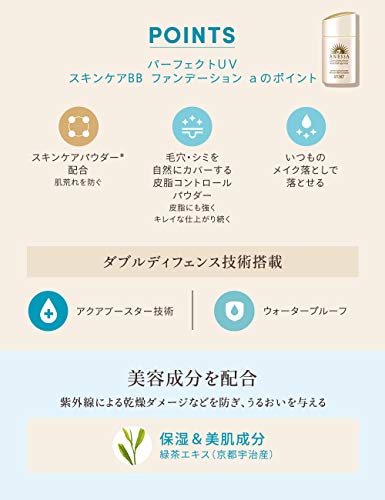 パーフェクトUV スキンケアBB ファンデーション 3