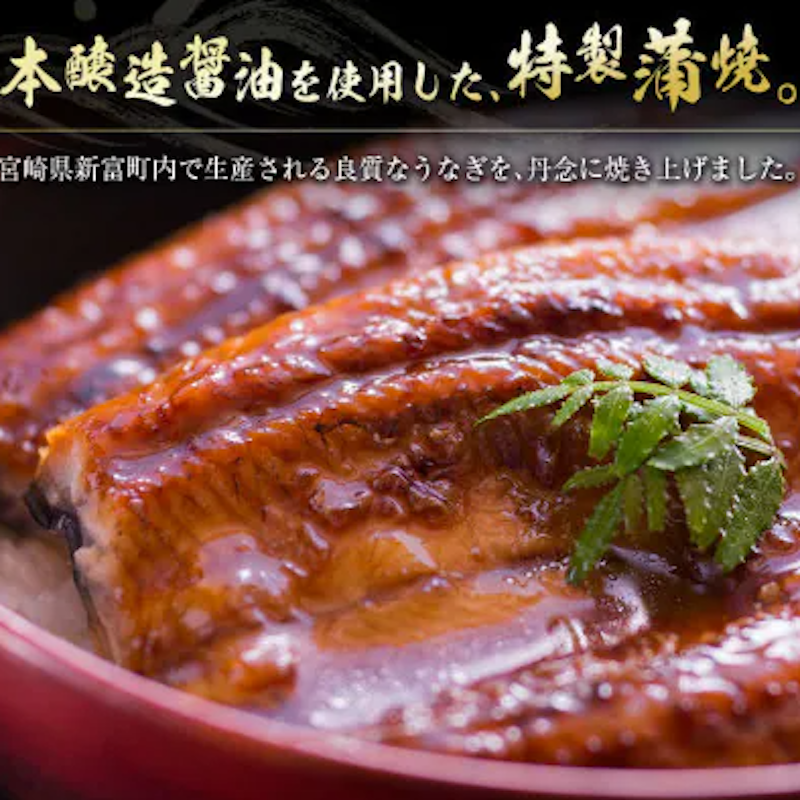 宮崎県新富町産 うなぎ蒲焼 3