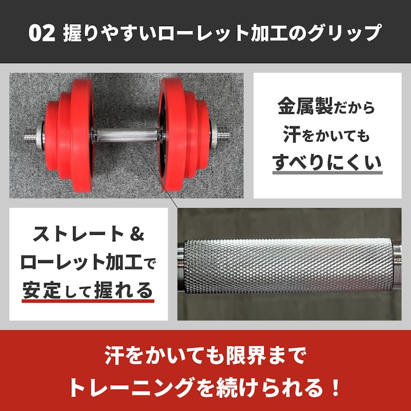 ラバーダンベル 3
