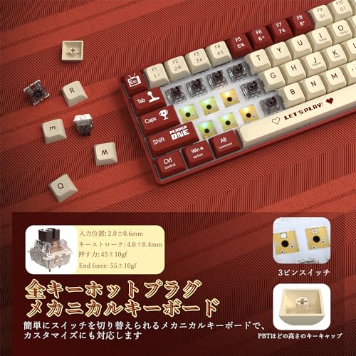 有線ゲーミングキーボード 4