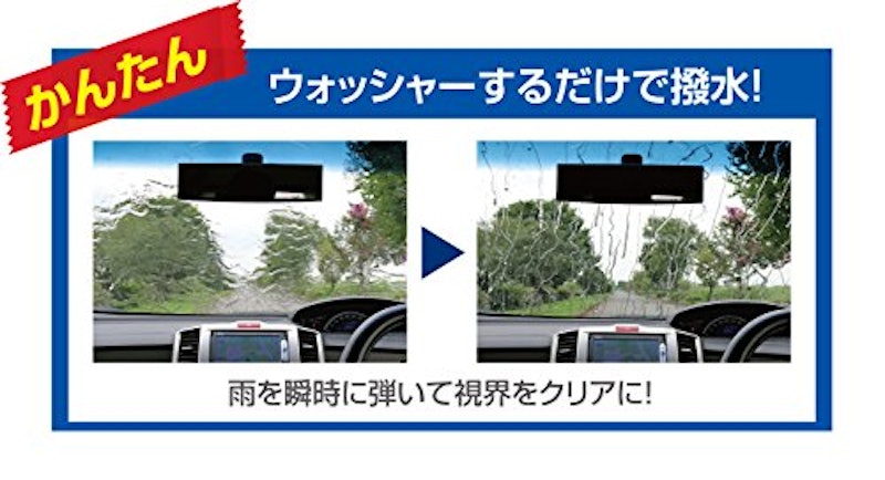 撥水ウォッシャー液 4