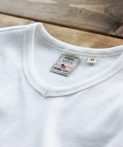 ミニワッフルV-ネック半袖Tシャツ 4
