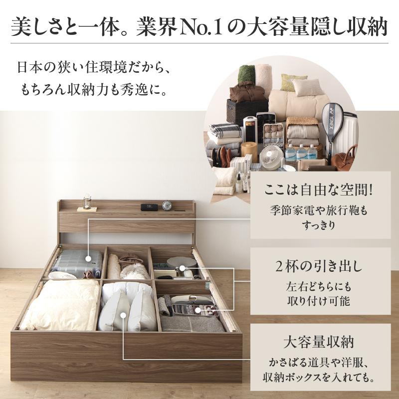 収納付きベッドフレーム 5