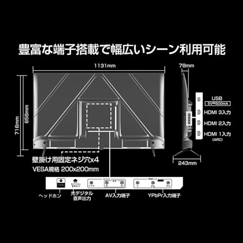大型4Kモニター 7