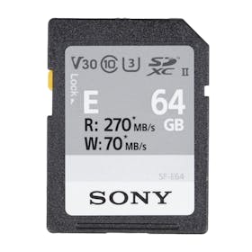 ソニー SDXC UHS-II メモリーカード SF-E64を検証レビュー!SDカードの選び方も紹介 1