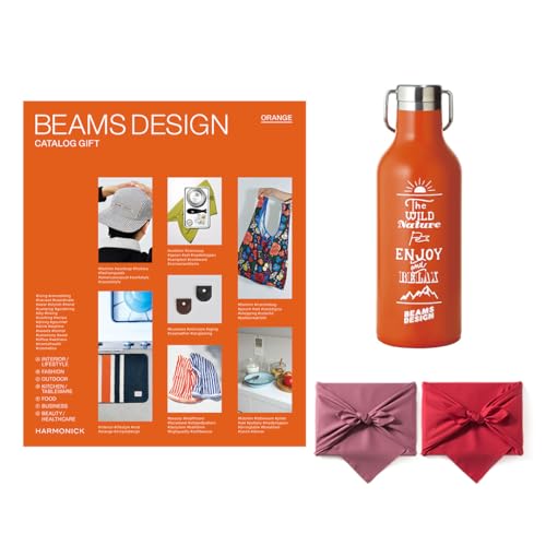 BEAMS DESIGN CATALOG GIFT ORANGE＋ステンレスボトル 1