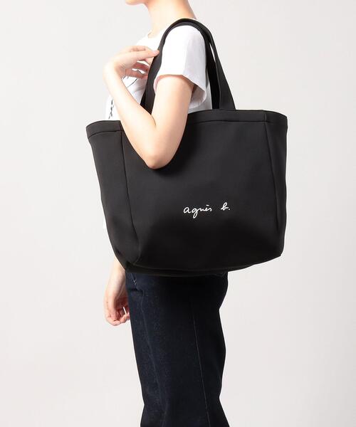 ✨ブラックの高級感✨アニエスベー☆トートバッグ☆ハンドバッグ