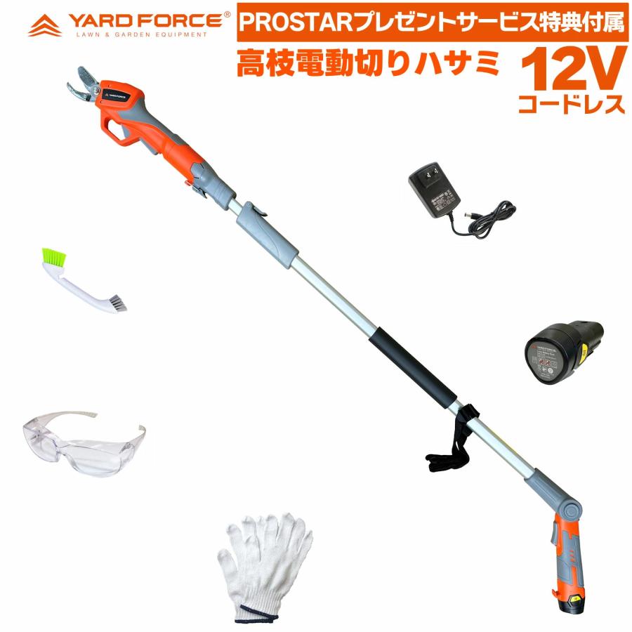 12Vコードレス電動高枝切りばさみ 1