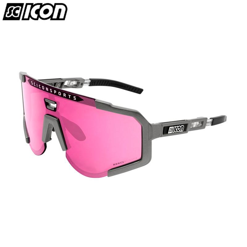 スポーツ用サングラス クリアフレーム ピンクレンズ 100% 楽天