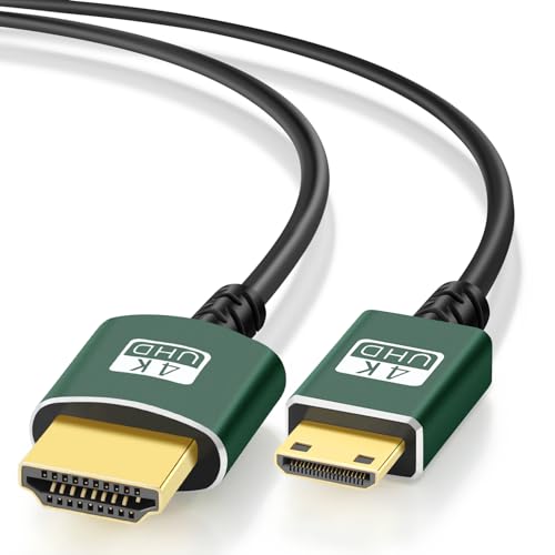 細柔らかい & 薄型 ミニ HDMI to HDMI ケーブル 1