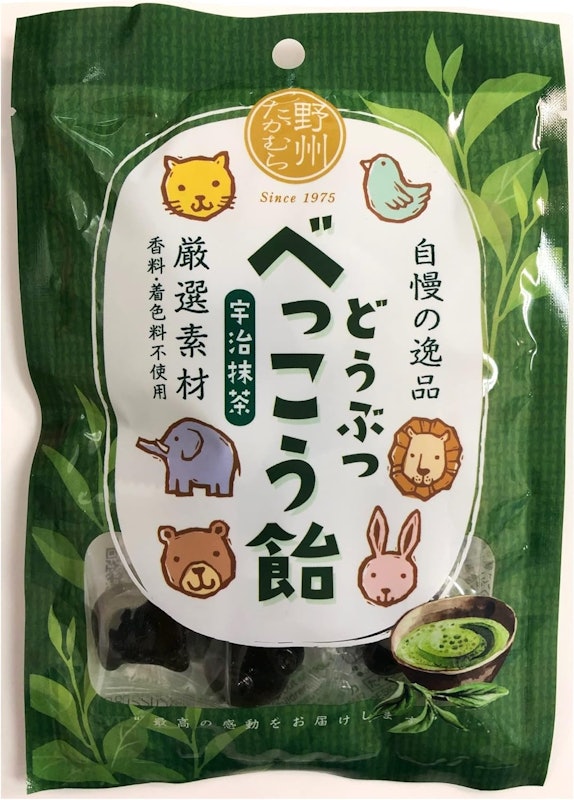 どうぶつべっこう飴 宇治抹茶 1