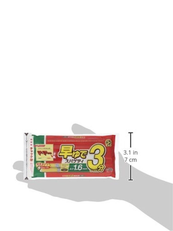 早ゆでスパゲティ チャック付結束タイプ 3