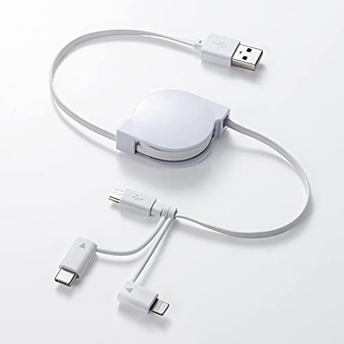 巻取りUSB 3in1ケーブル 2