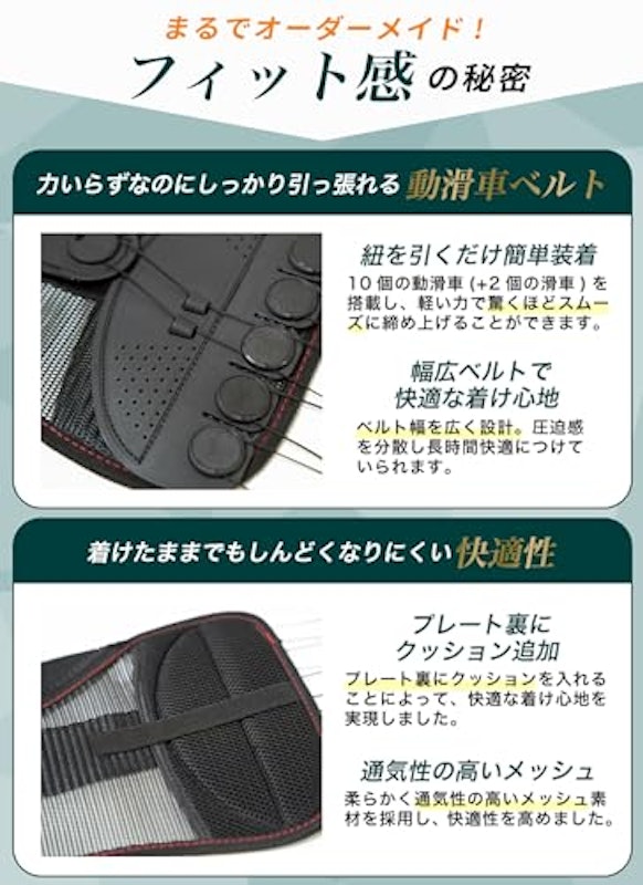 腰サポーター 4