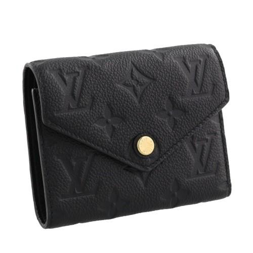 ルイヴィトン ブラック チェック柄 三つ折り財布 （ルイヴィトンの財布 