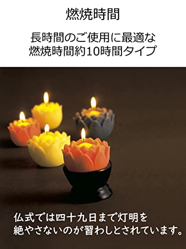 ろうそく 蓮の花 3