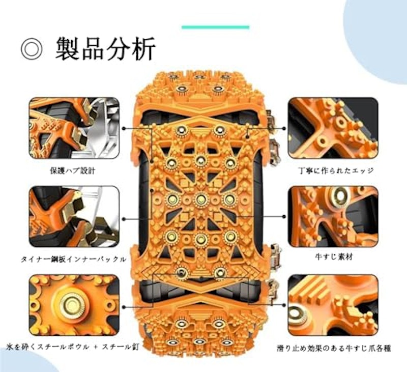 車用タイヤチェーン 3