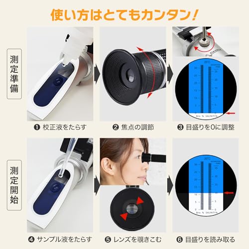 糖度計/塩分濃度計 2
