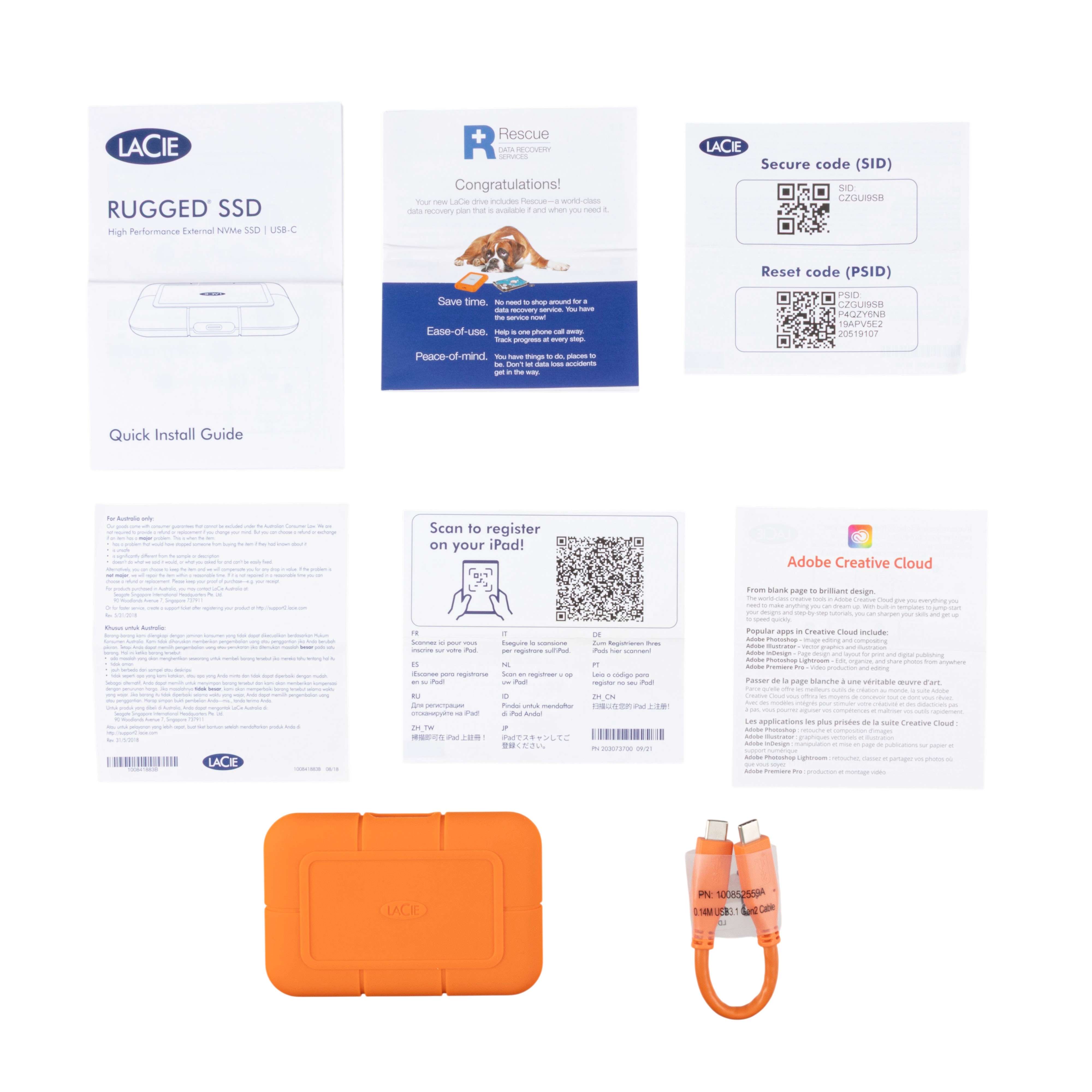 SEAGATE TECHNOLOGY LaCie ポータブルSSD STHR1000800を検証レビュー