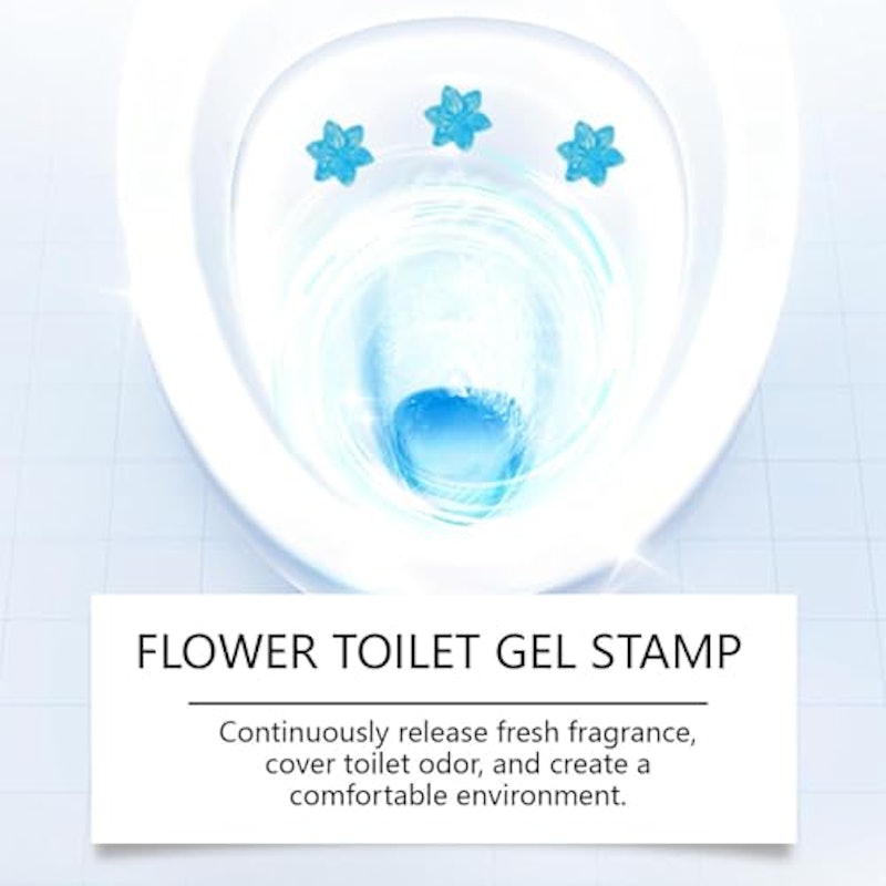 花の形のトイレ消臭ジェルスタンプ 9