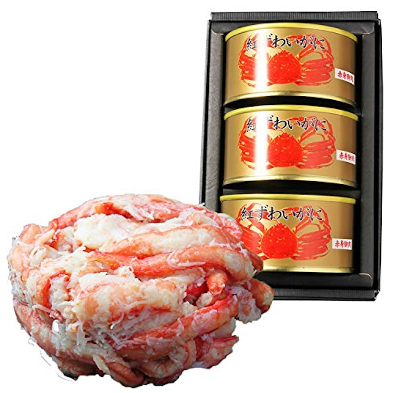 紅ずわいがに 赤身脚肉缶詰 1