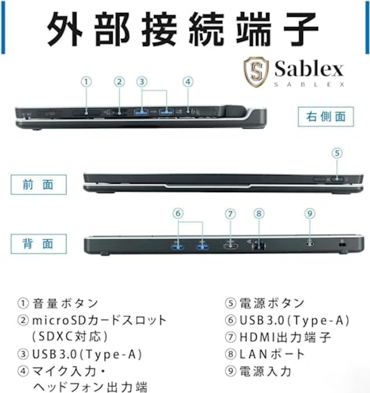 VersaPro 2-in-1 タブレットPC 5