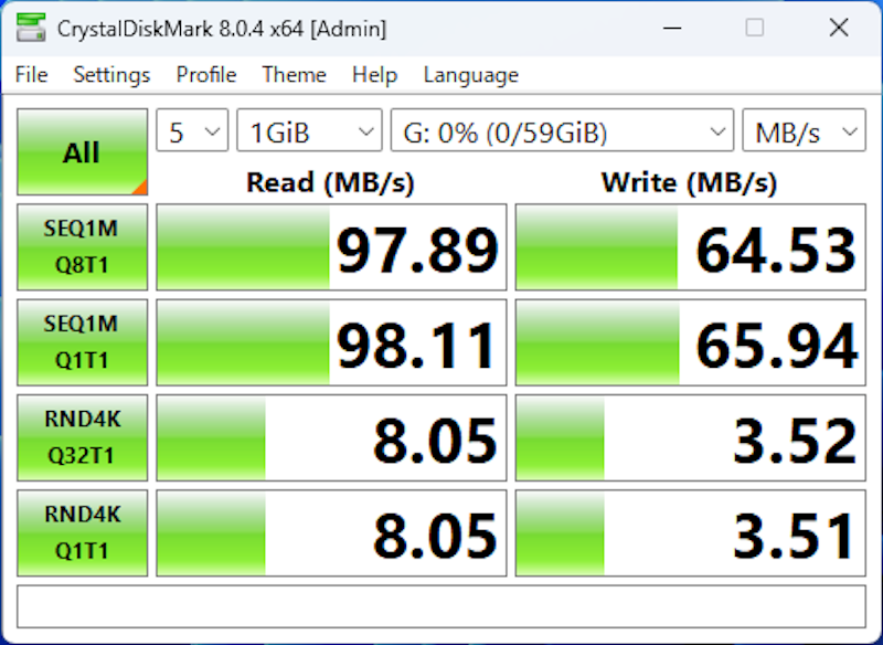 microSDXCカード 4