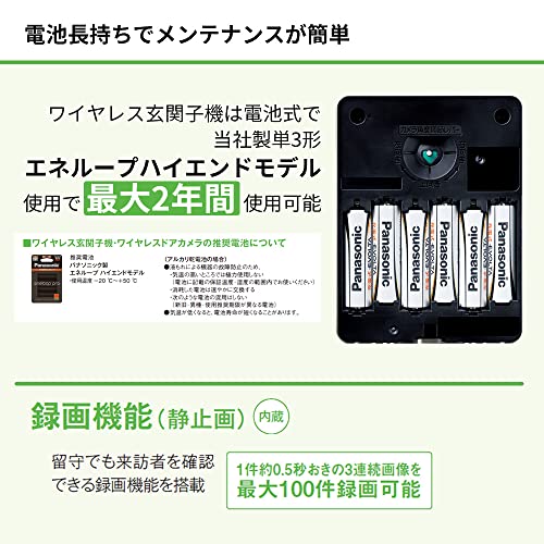 ワイヤレステレビドアホン 4