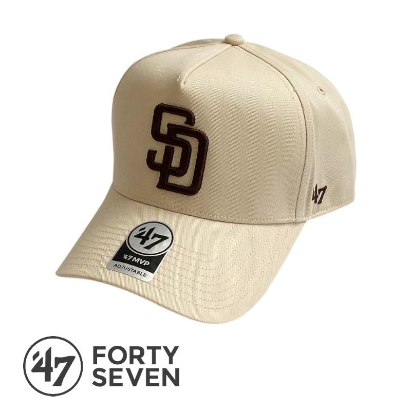Padres Back Arch '47 MVP DT Natural キャップ 1