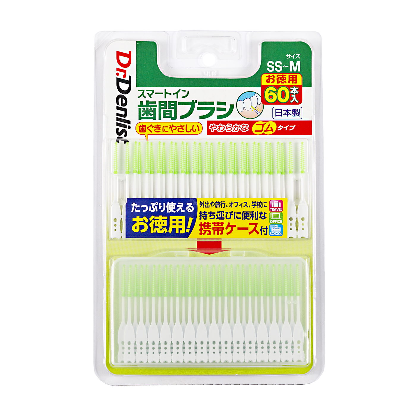 本物品質の 小林製薬やわらか歯間ブラシ細い SS-M お徳用４０本