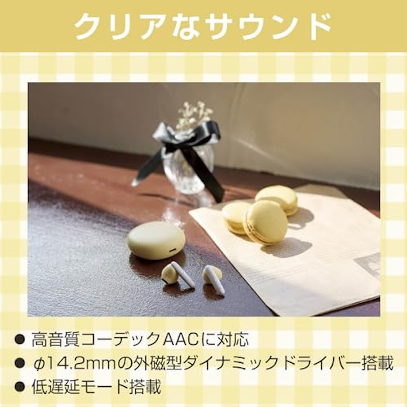 完全ワイヤレスBluetoothヘッドホン 4
