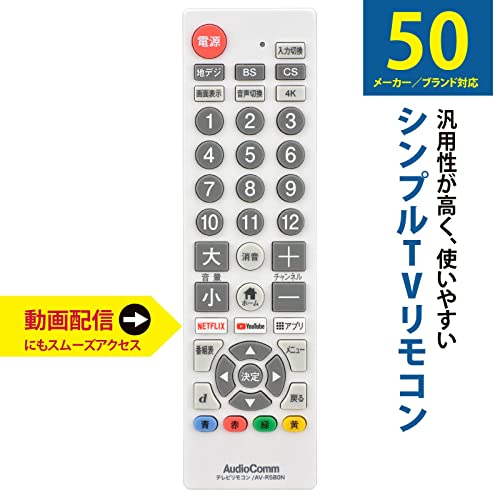 シンプルテレビリモコン 1