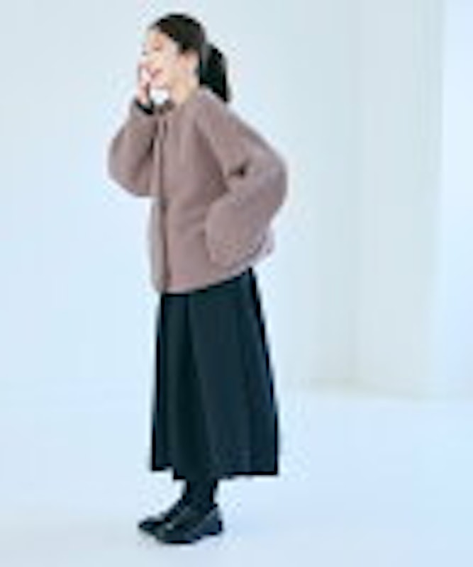ボアブルゾン 10