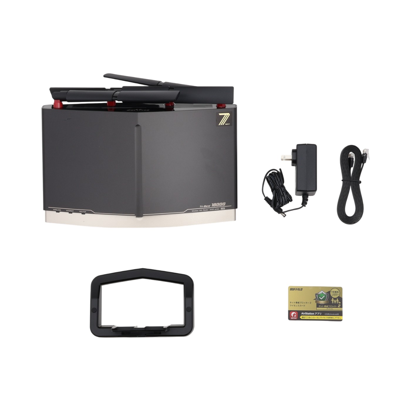 バッファロー Wi-Fi 7対応トライバンドルーター WXR18000BE10Pを