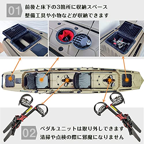 ペダル式カヤック 7