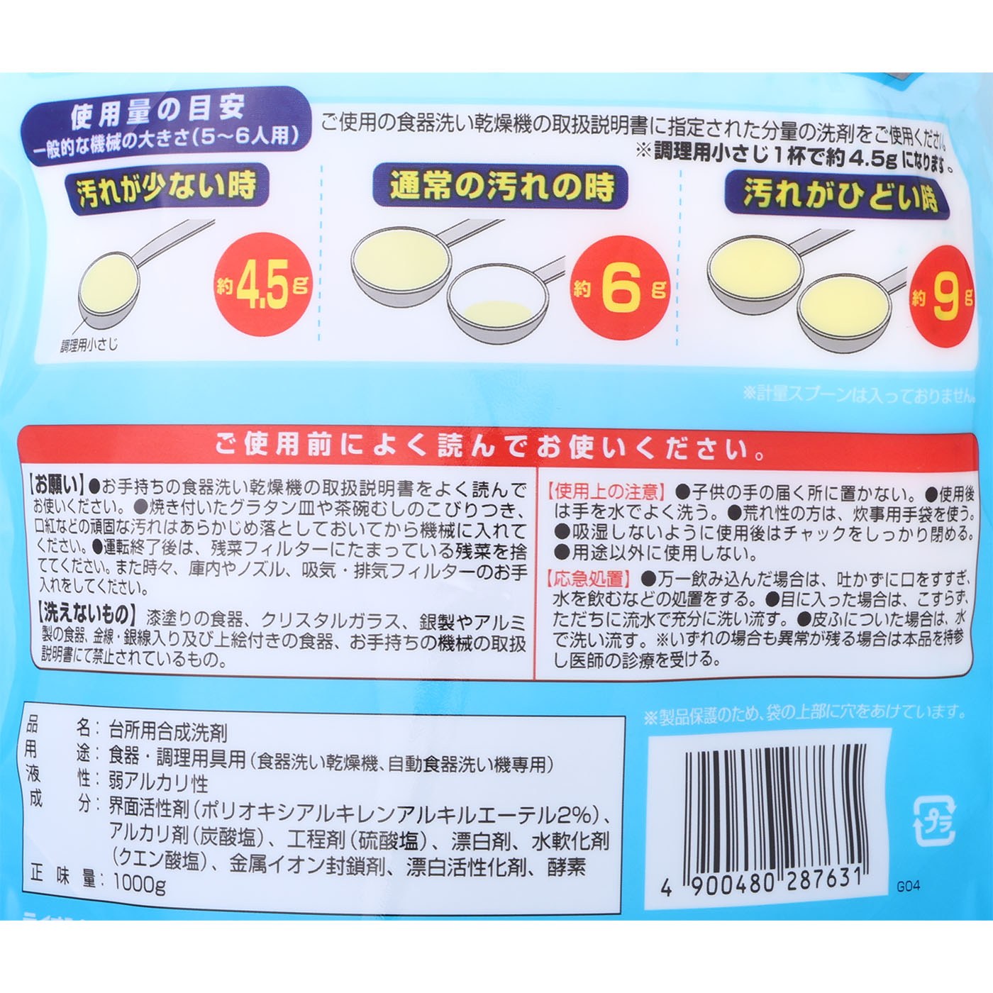 食洗い機用洗剤 3