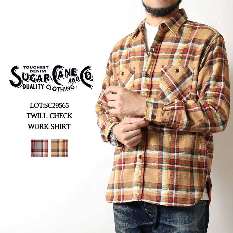 TWILL CHECK WORK SHIRT 1