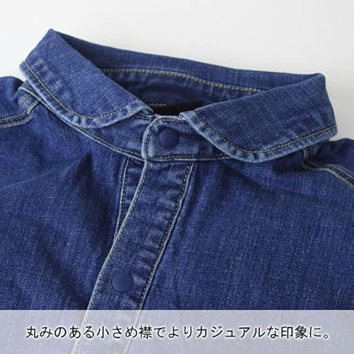 10ozストレッチデニム カツラギシャツジャケット 3