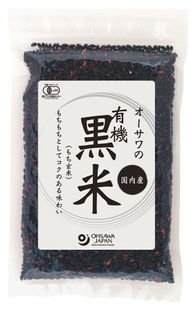 オーサワの有機黒米 1