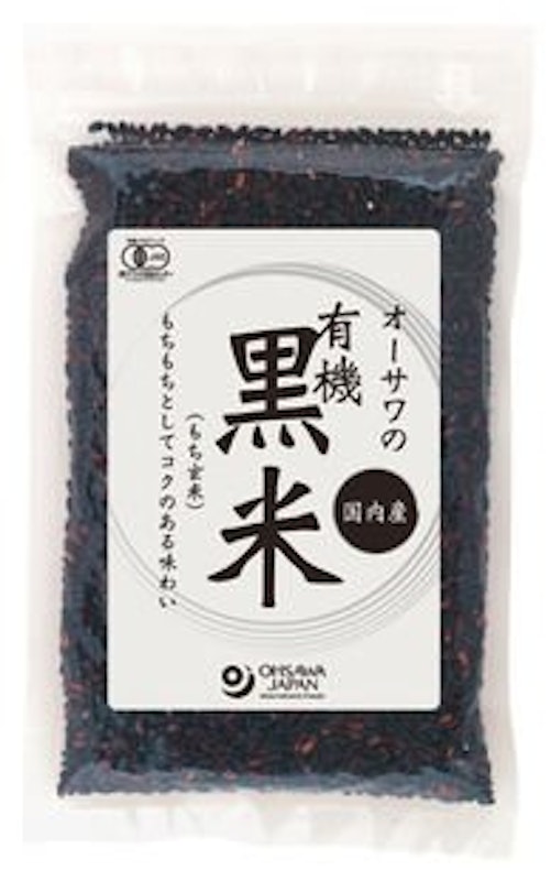 オーサワの有機黒米 1