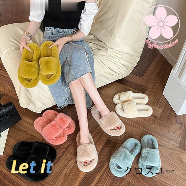楽天市場】スリッパ ルームシューズ 屋外サンダル レディース スリッパ 冬 室内 履き おしゃれ かわいい ふわふわ もこもこ 滑り止め 洗える  来客用 送料無料 フェザーストア : FEATHER STOA YIJIARAN レディース Furry Slides レディース かわいい フラシ天  ふわふわ ... レディース スリッパ ソフト プラッシュ 暖かい ハウス シューズ 滑り止め ふわふわ ファー 屋内/屋外スリッパ